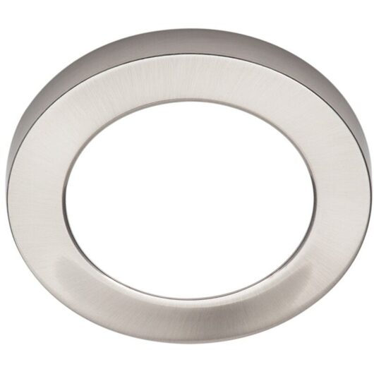 Darly Ceiling or Wall Light Small Flush 6W led Fitting - Satin Nickel - Litecraft