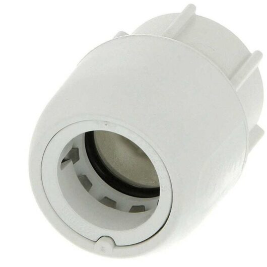 HD26B/15W Hep2O Hand Titan Tap Connector White 15x3/4 bsp