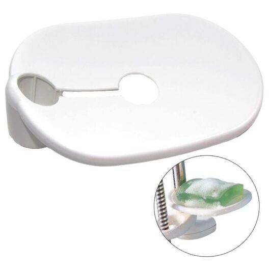 Mira Showers Response RF6 Soap Dish White Fits All Rails 18mm 22mm Shower Rail
