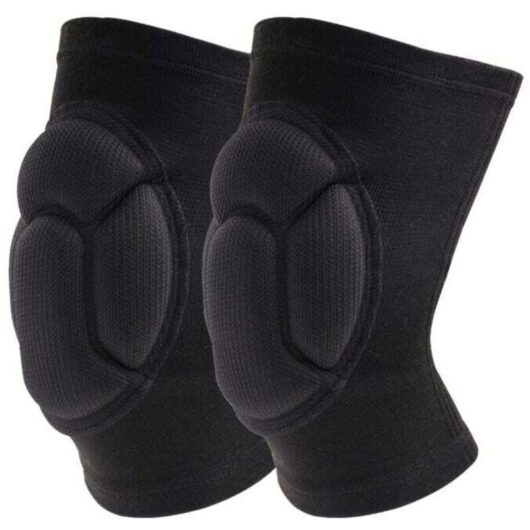 Professional Knee Pads for Work, Comfortable Floor Grinding Knee Pads for Gardening and Construction, 1 Pair Shockproof Elastic Foam, One Size Fits