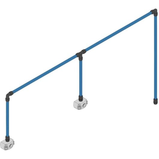 Sealey CASKIT228 Speedfit® 12m 2-Drop Air Supply System Kit 28mm