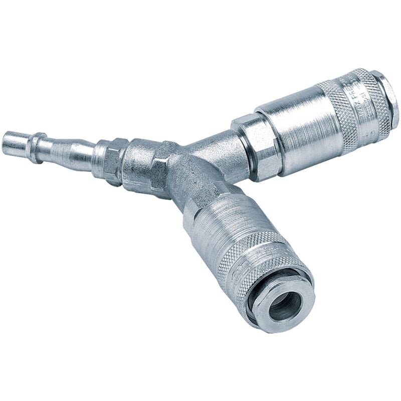 Draper PCL Twin Standard Coupling Kit with Two Male Couplings and One Tailpiece - Model 25813, Sold Loose