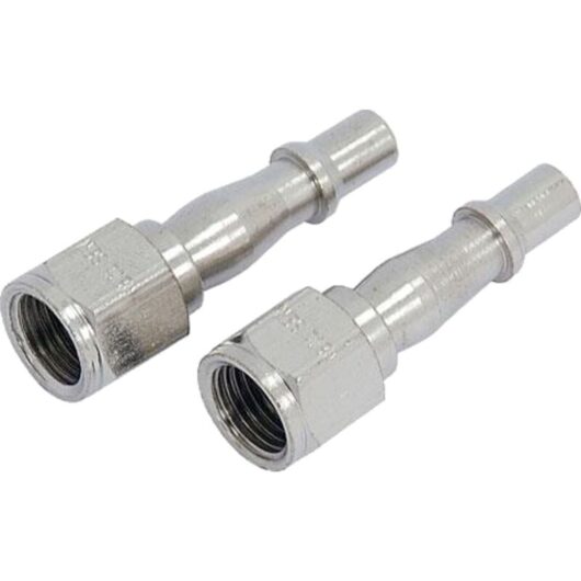 Neilsen Air Line Fittings Hose Compressor Tool Connector 1/4" BSP Male 2pc