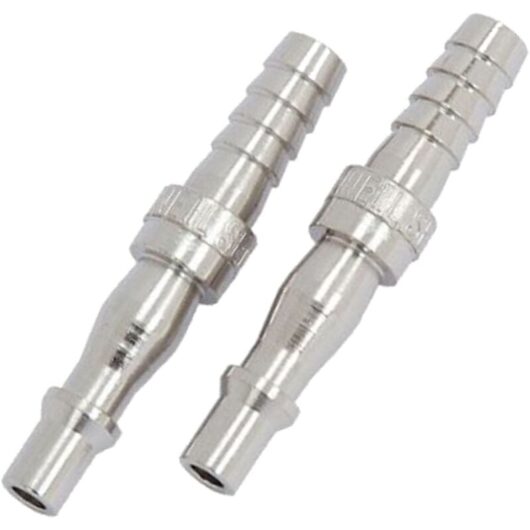 Neilsen Air Line Fittings Hose Compressor Tool Connector 3/8" BSP 2pc Hose Barb