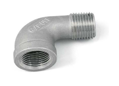 BSP 3/8' Male/Female Elbow Pipe Fitting - T316 (A4) Marine Grade Stainless Steel