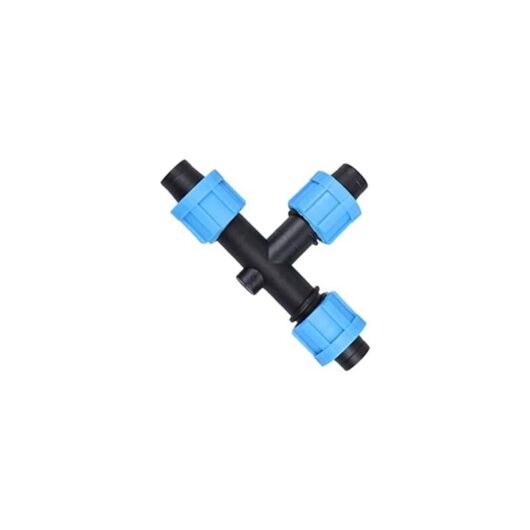Csparkv - 16mm 10Pcs Gardening Drip Tee Barbed Fittings Hose Connector Pipes Garden Accessory Home Tools Household Accessories Sprinkler Irrigation
