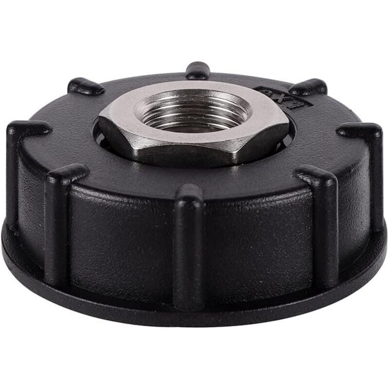 IBC S60X6 Water Tank Adapter Coarse Thread with Hose Fitting Stainless Steel Valve Spout Fittings (3/4" Internal Thread)