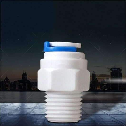 Lune - moon-Fittings- 10pcs,1/4Tube od Quick Pushfit Quick 1/4 bsp Male Fitting Connection ro Connector