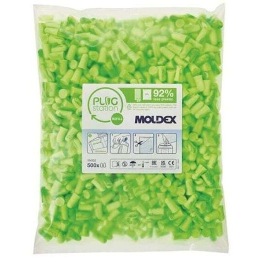 Moldex - 776001 Pura-Fit PlugStation 500 Refill snr 36 dB (500 Pairs) MOL776001