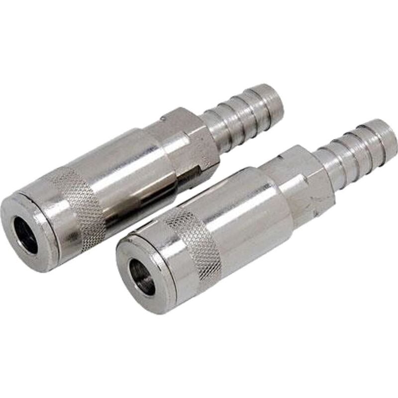 Neilsen 2pc Air Line Fittings Hose Compressor Quick Connector Coupler 1/2" BSP