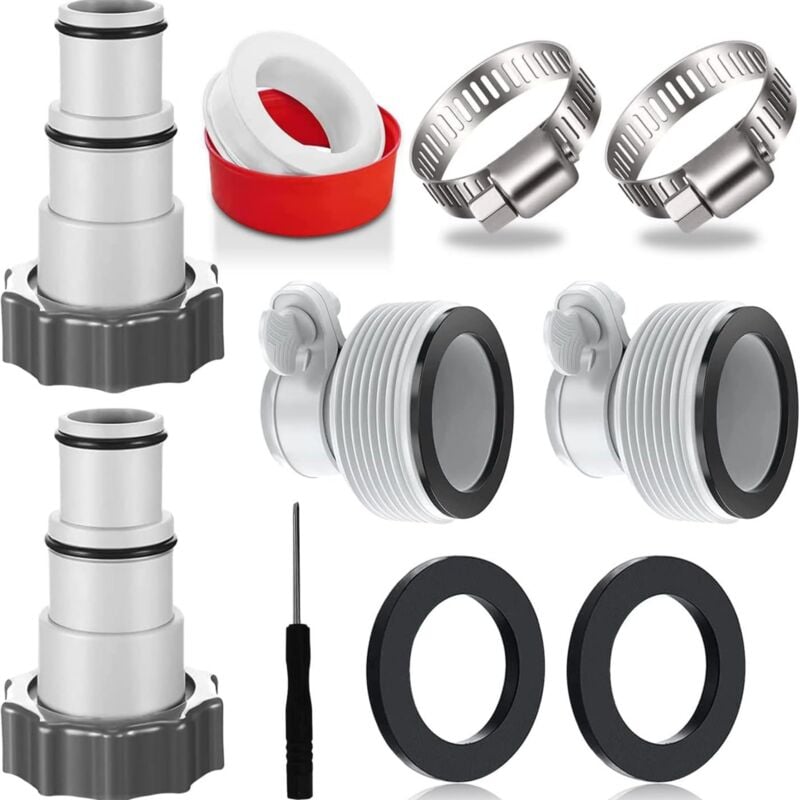 Replacement Hose Adapter Kit for Intex Fit ARU Threaded Coupling Pump