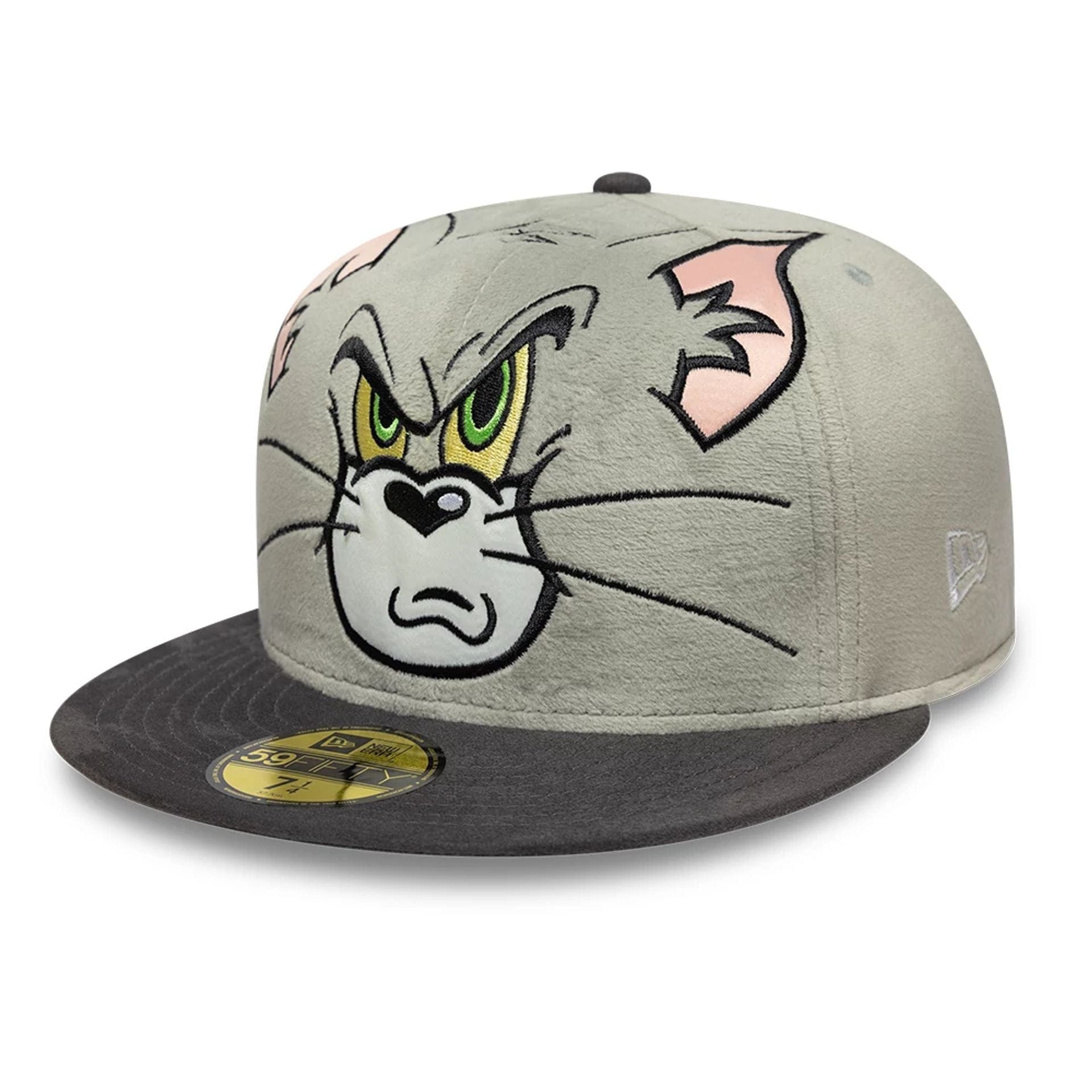 Tom & Jerry Warner Brothers Face Grey 59FIFTY Fitted Cap New Era Cap adult unisex