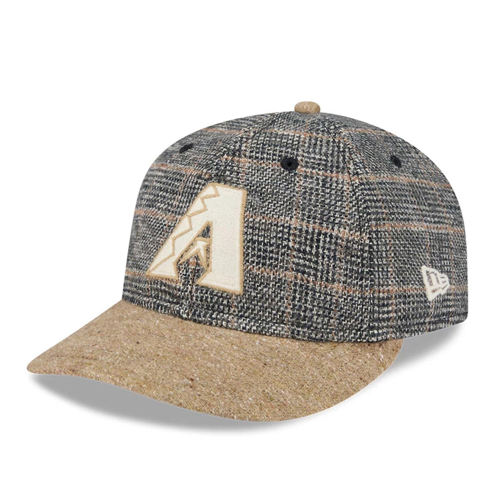 Arizona Diamondbacks MLB Vintage Tweed Open Blue Retro Crown 59FIFTY Fitted Cap New Era Cap adult unisex