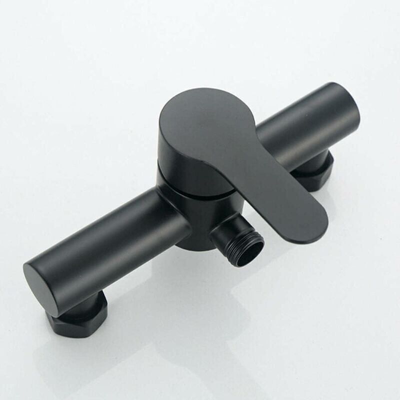 Black Stainless Steel Bathtub Shower Faucet, Bathtub Shower Fitting, Shower Head, Wall Mounted Mixer Tap.