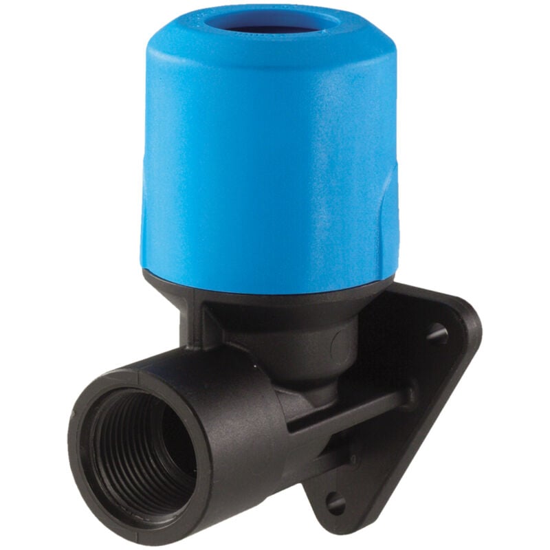 John Guest Speedfit Blue Wallplate Elbow 25mm X 1/2" UGPWB2514 (Pack of 2)