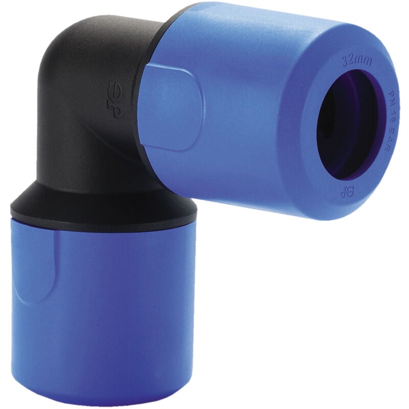 John Guest Speedfit MDPE Blue Elbow 32mm UG303B (Pack of 2)