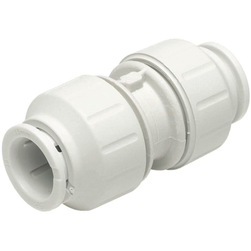 John Guest Speedfit Straight Coupler 15mm (4 pack)