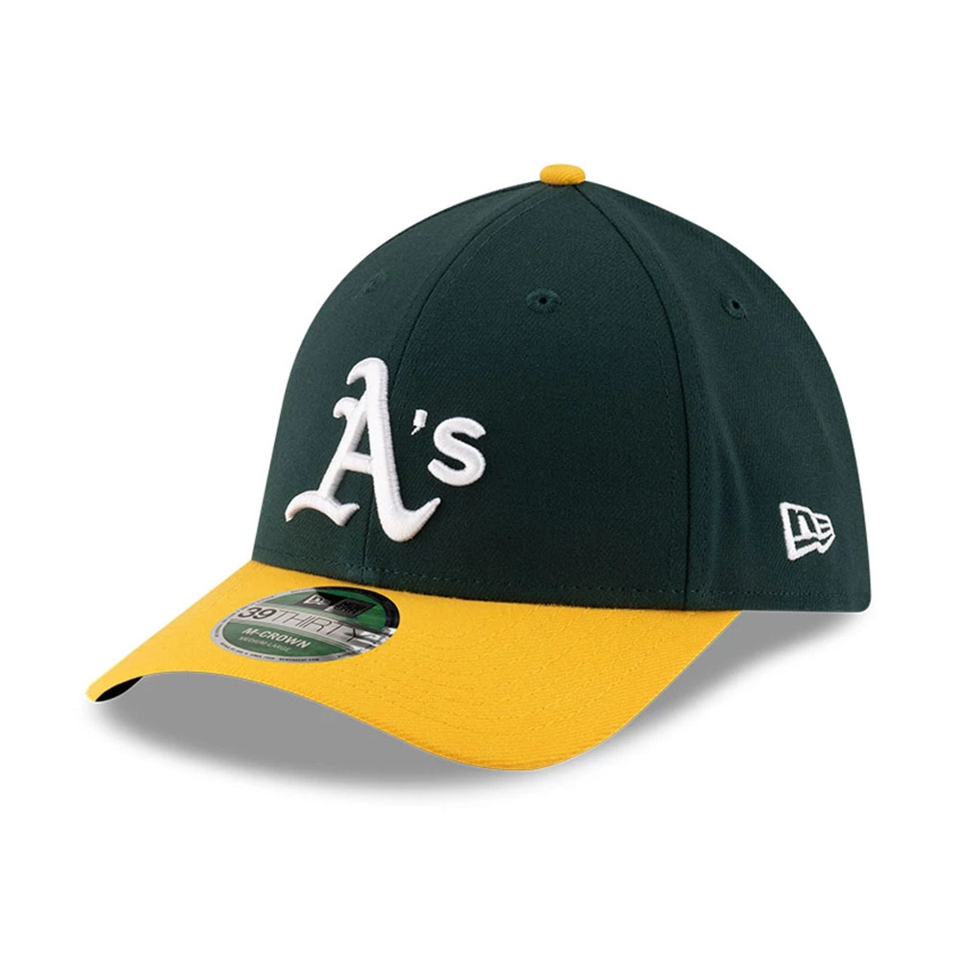 Athletics MLB Player Replica Dark Green 39THIRTY M-Crown Stretch Fit Cap New Era Cap adult unisex