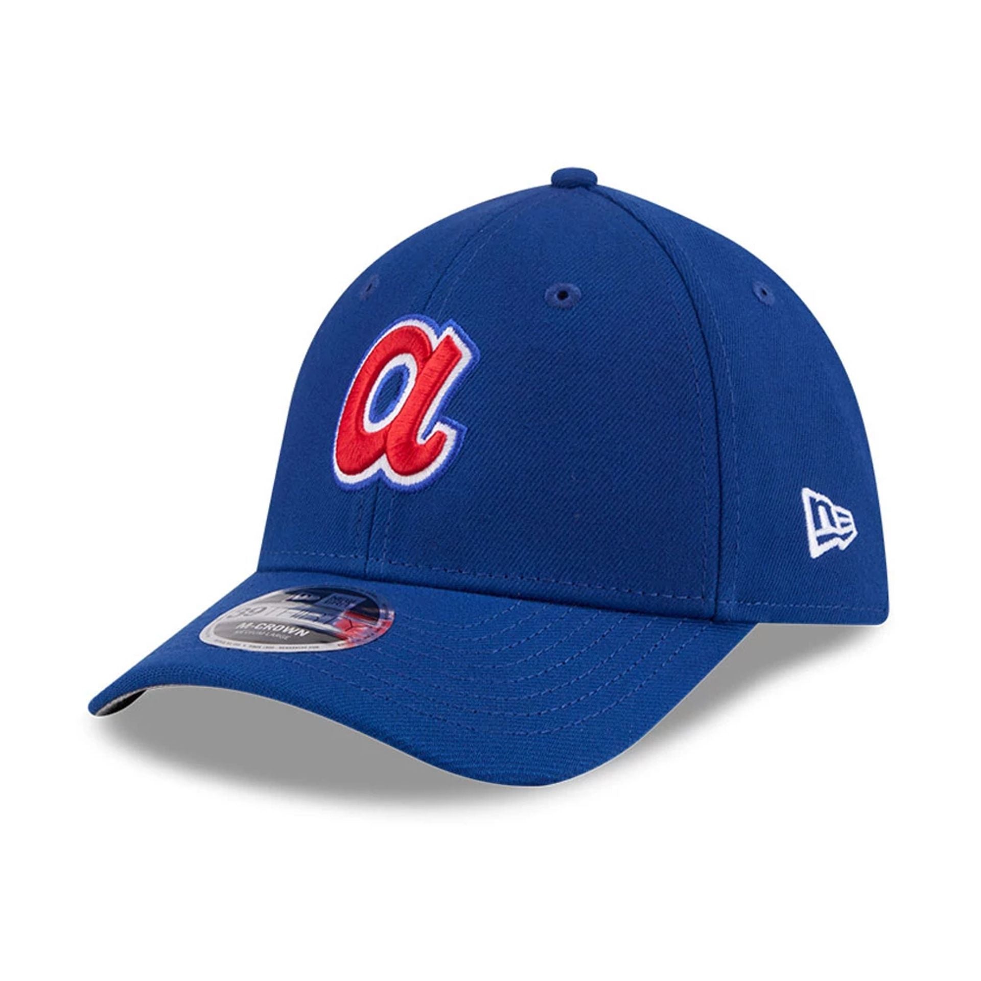 Atlanta Braves MLB Blue 39THIRTY M-Crown Stretch Fit Cap New Era Cap adult unisex