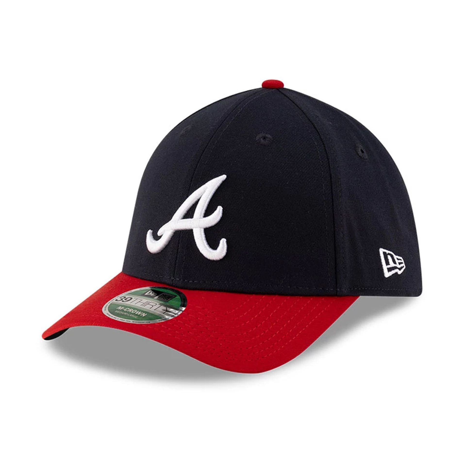 Braves MLB Player Replica Navy 39THIRTY M-Crown Stretch Fit Cap New Era Cap adult unisex