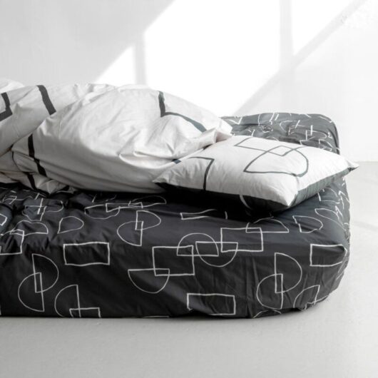 Fitted sheet - HAPPYFRIDAY - Serenity - 180x200 cm - 100% cotton - 32 cm pocket