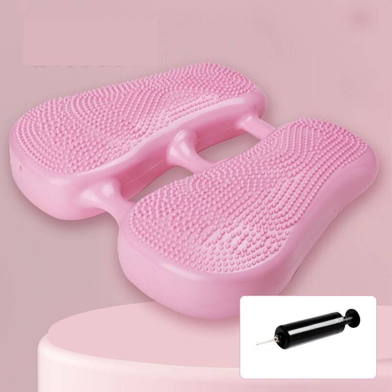 Inflatable Stepper Fitness Exercise, Air Stepper with Foot Massage, Balance Board, Blue, for Home and Office Workouts