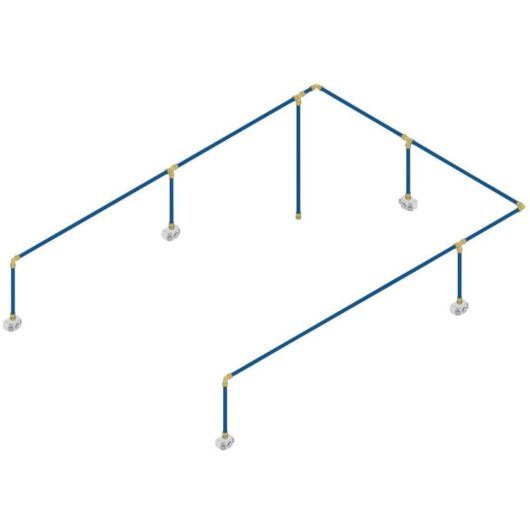 Sealey - SBAKIT528 SharkBite 36m 5-Drop Air Supply System Kit 28mm