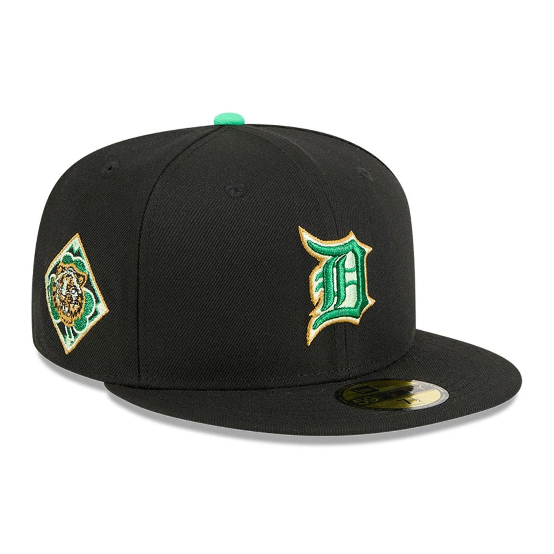 Detroit Tigers MLB Saint Patrick's Day Black 59FIFTY Fitted Cap New Era Cap adult unisex