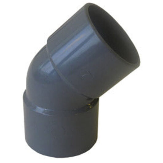 FloPlast 135° Solvent Weld Conversion Bend 40mm Grey - Pack of 10