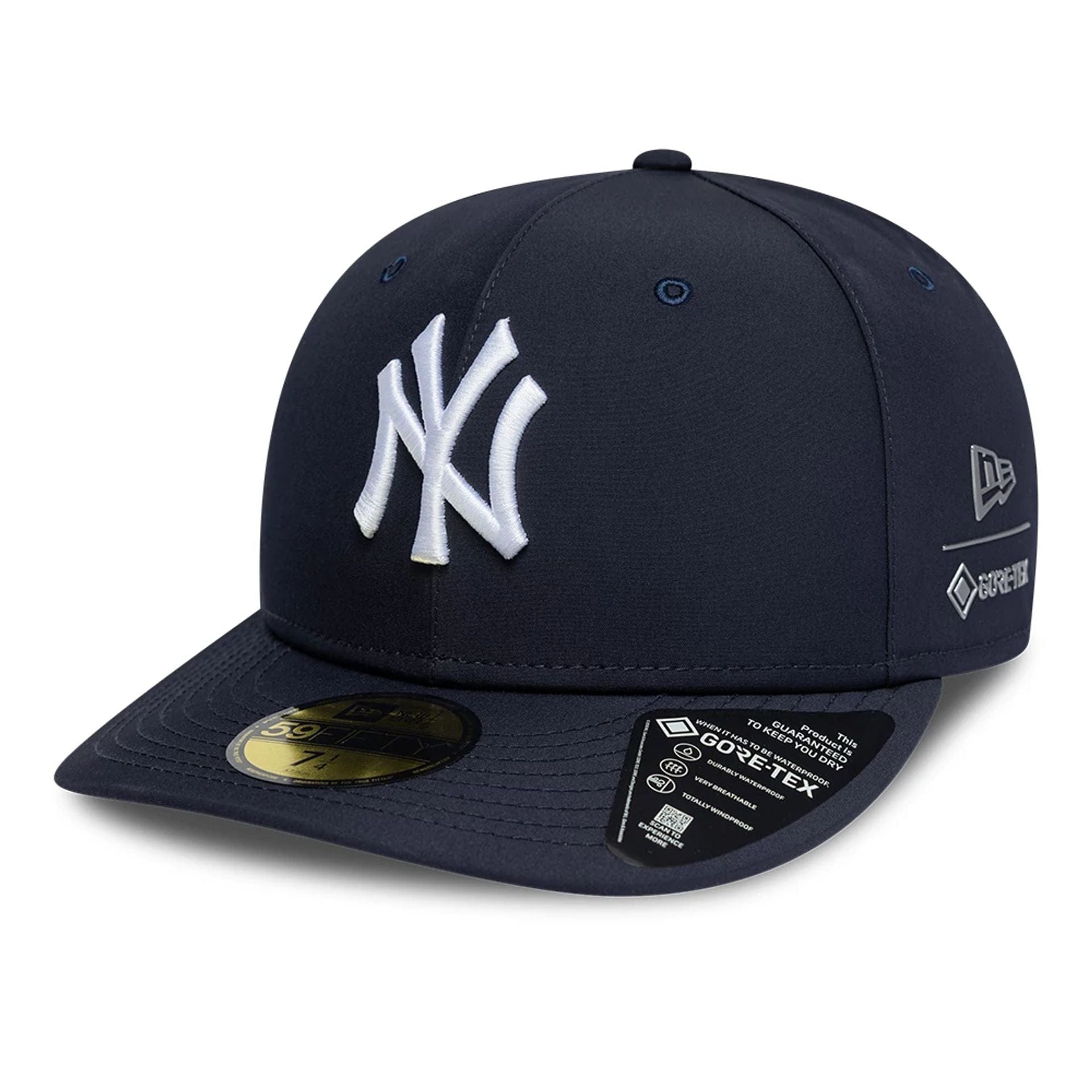 New York Yankees MLB Gore-Tex Navy 59FIFTY Fitted Cap New Era Cap adult unisex