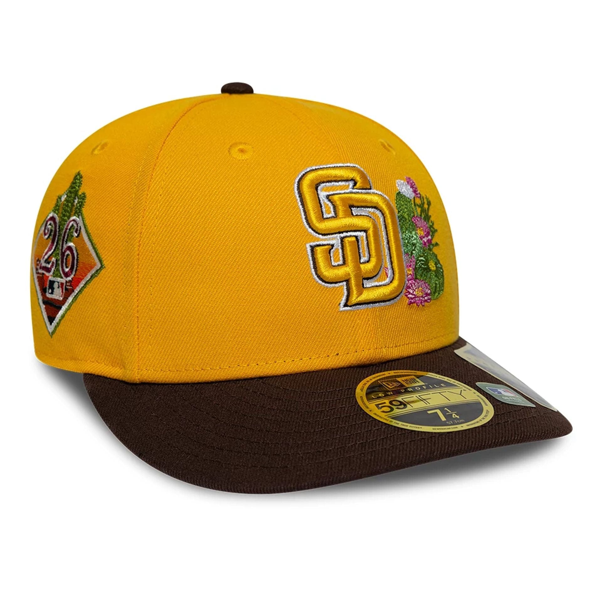 Padres MLB Spring Training 2026 Yellow Low Profile 59FIFTY Fitted Cap New Era Cap adult unisex