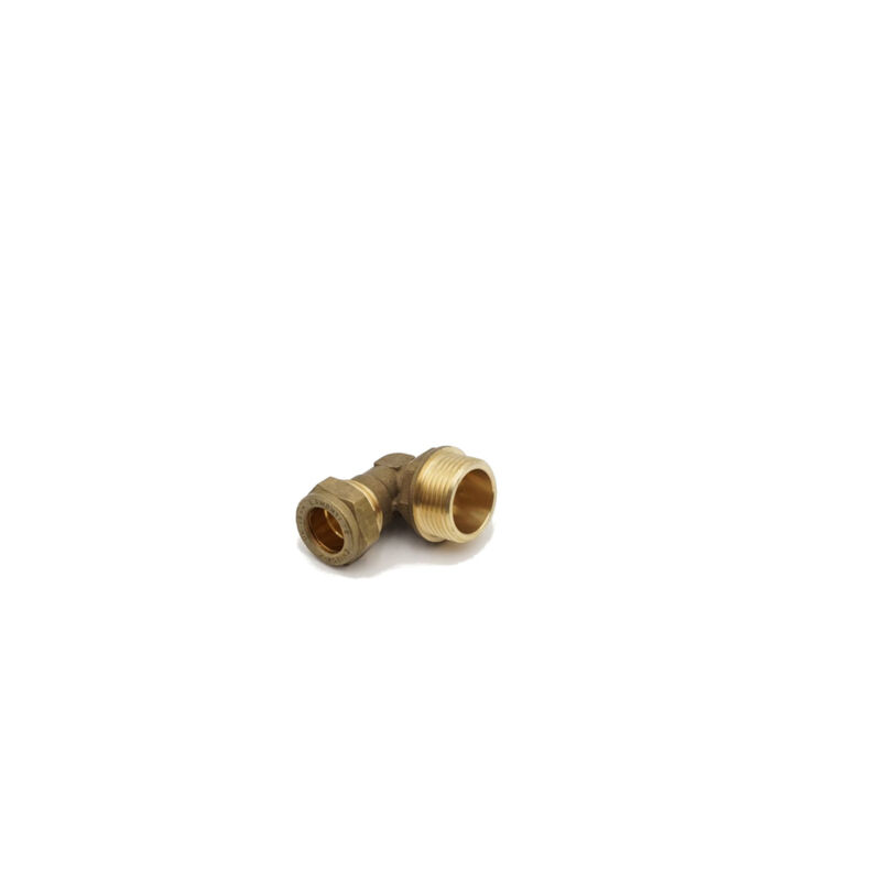 PrimaPlus 15mm Brass Compression Elbow 3/4" Male - 10 Pack