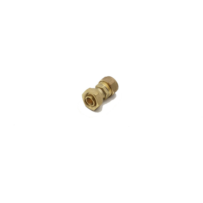 PrimaPlus 15mm x 1/2" Brass Compression Tap Connector - Pack of 10