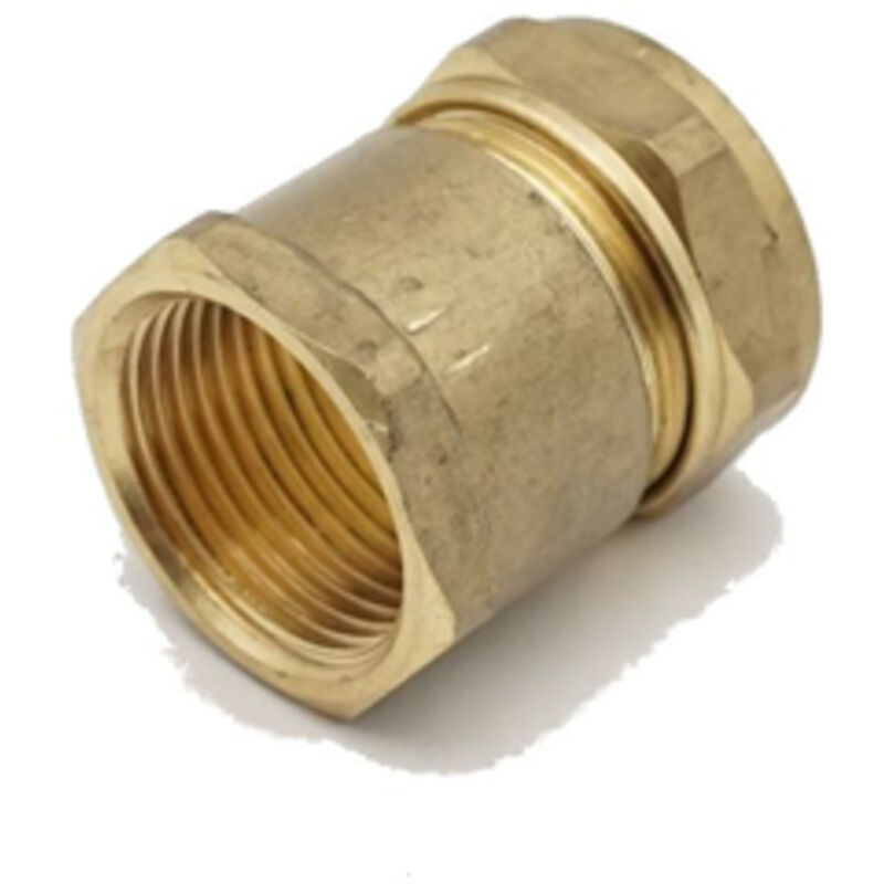 PrimaPlus 28mm x 1" Female Brass Compression Adaptor (5 Pack)