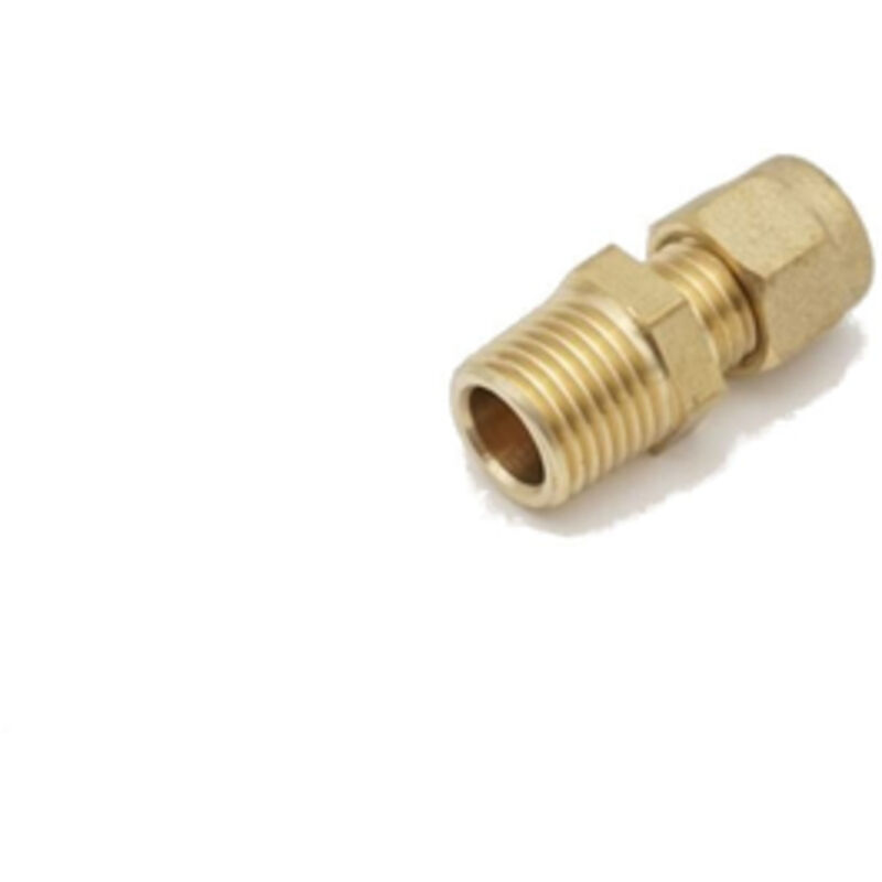 PrimaPlus Brass Compression Adaptor 6mm x 1/4" Male Taper