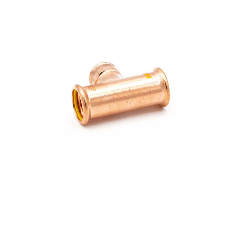 PrimaPress 28x28x1/2" Copper Gas Tee Fitting - WRAS Approved