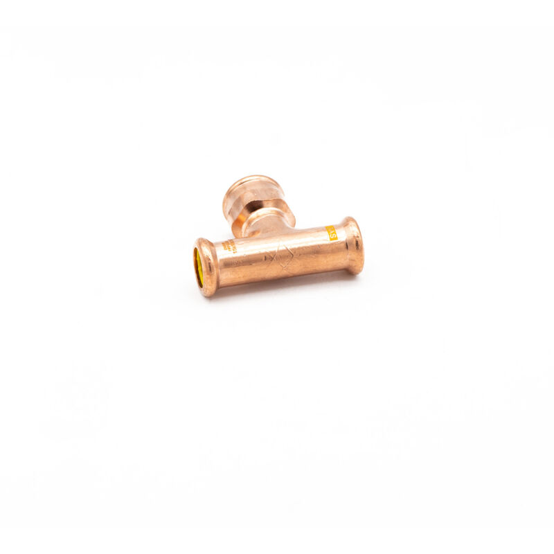 PrimaPress Pressfit Gas 15x15x1/2" FI Tee - Premium Copper Fitting