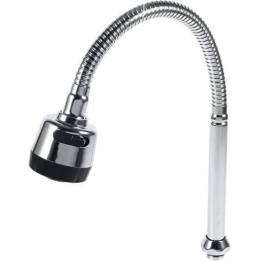 1 Pcs 304 Stainless Steel Faucet with Swivel Spout for Kitchen Sink - Replacement Part Fits G1/2" Fittings