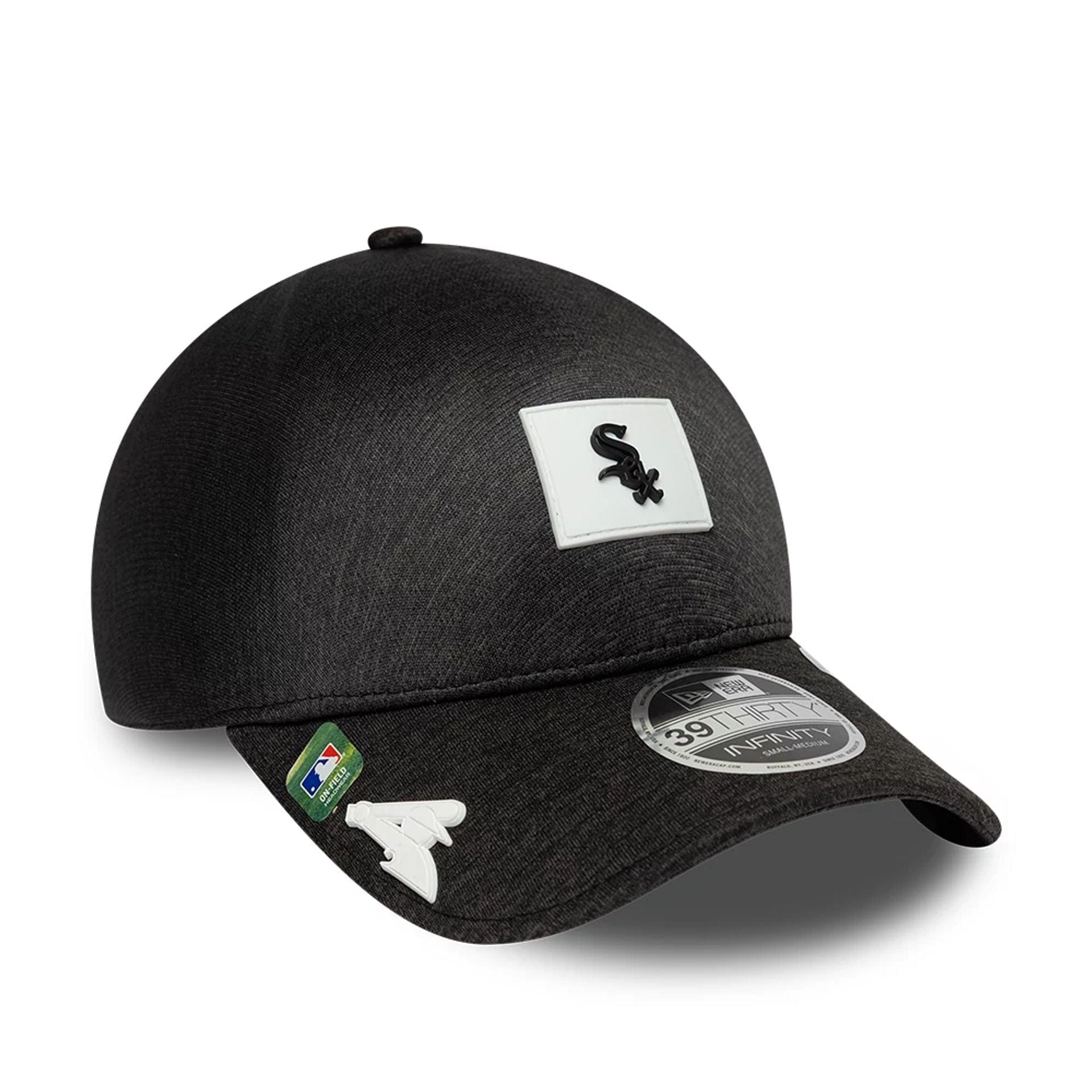 Chicago White Sox MLB Clubhouse Black 39THIRTY Infinity Stretch Fit Cap New Era Cap adult unisex