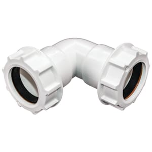 FloPlast WC10 Unicom Compression Waste 90° Bend - 32mm
