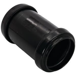 FloPlast WP07B Black Push-Fit Waste Straight Coupler - 32mm