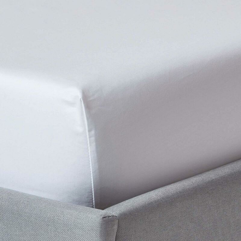 Homescapes - White Egyptian Cotton Fitted Sheet 1000 Thread Count, Small Double - White