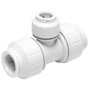 JG Speedfit PEM3022DWP Reducing Tee - 22 x 15 x 22mm
