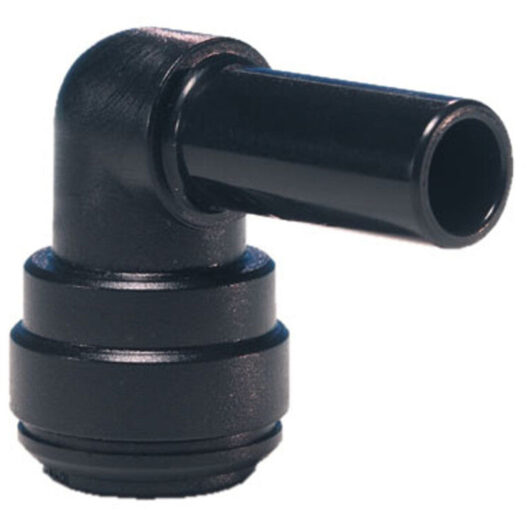 John Guest 12mm Plug In Stem Elbow Fitting - Pack of 3