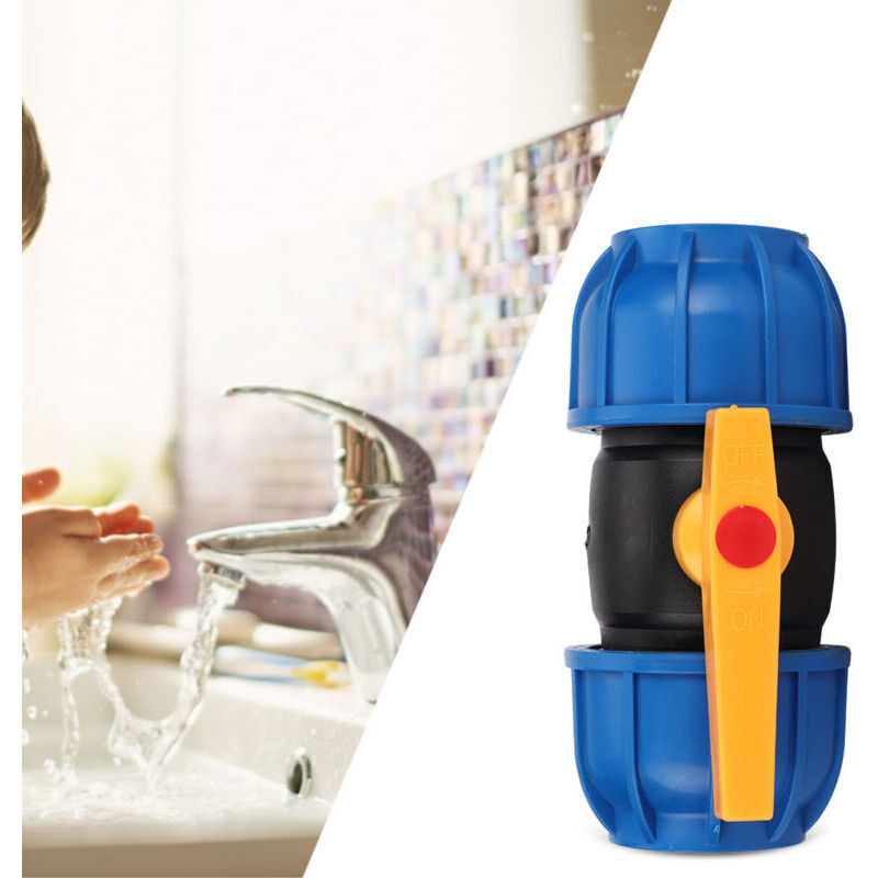 63mm PE pipe connection valve fittings, water pipe connection valve fittings, ball valve fittings...