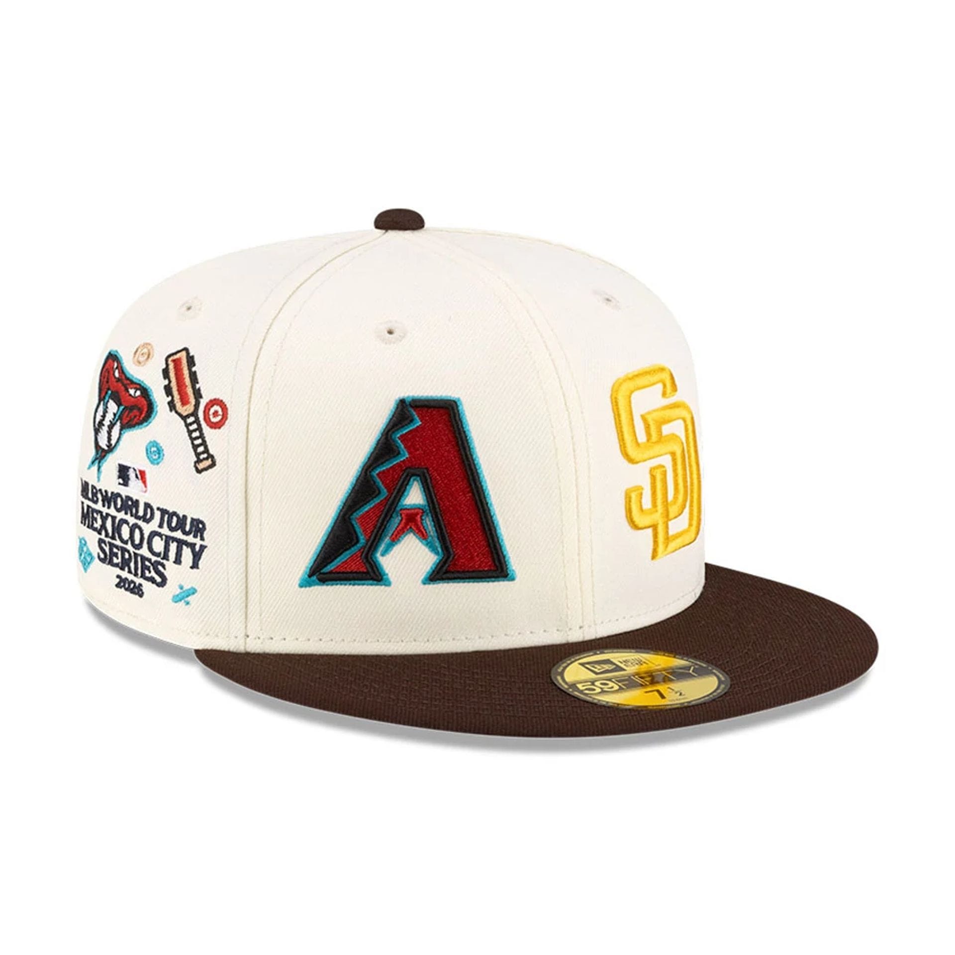 All Over MLB Mexico City Series 2026 White 59FIFTY Fitted Cap New Era Cap adult unisex