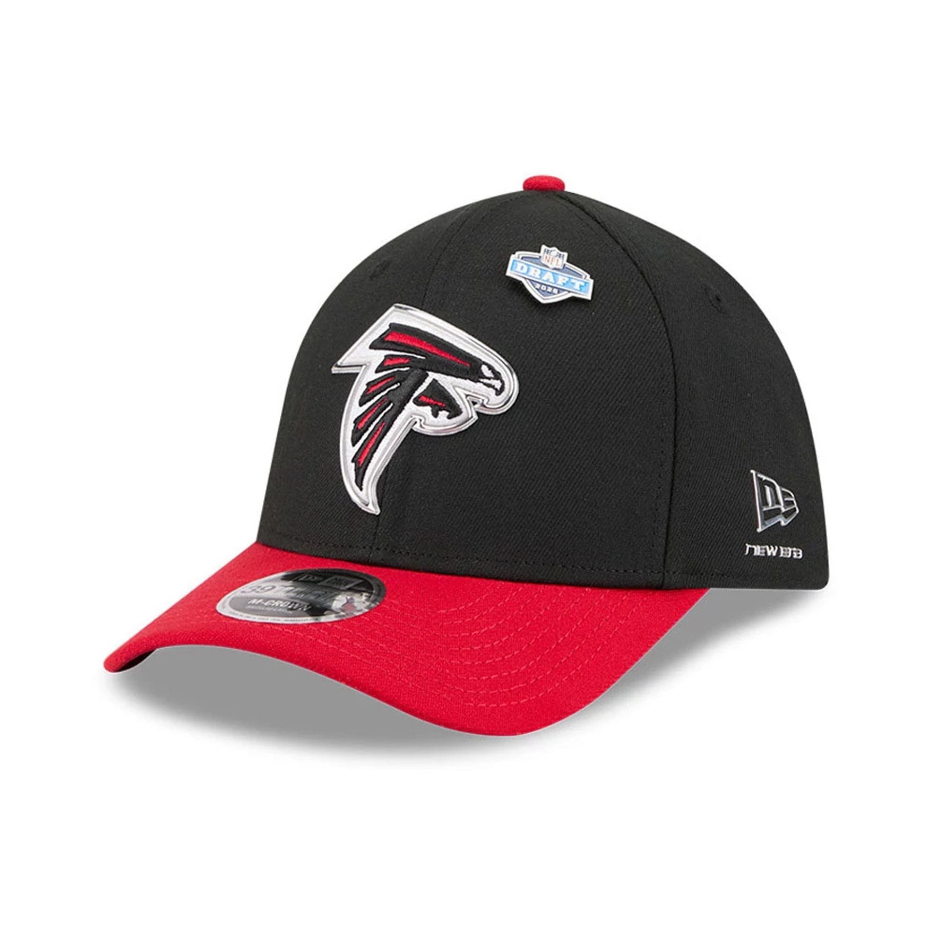 Atlanta Falcons NFL Draft 2026 Black 39THIRTY M-Crown Stretch Fit Cap New Era Cap adult unisex