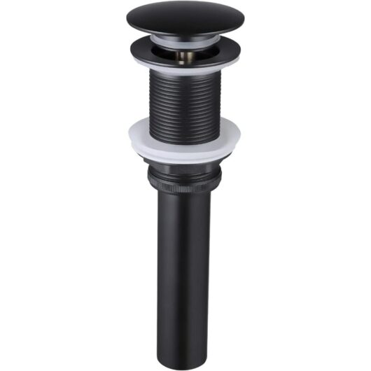 Black washbasin waste fitting without overflow waste waste waste basin waste fitting waste valve