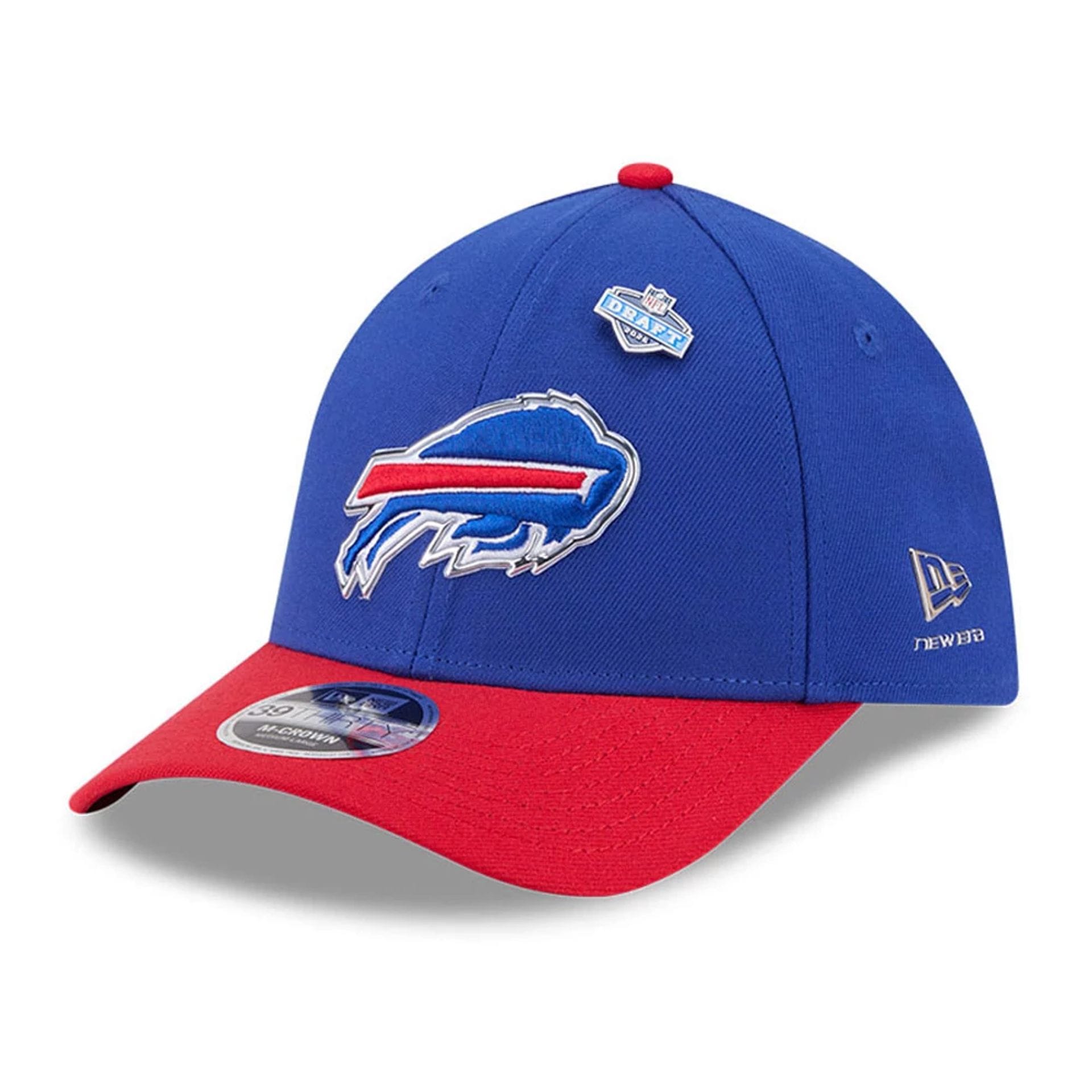 Buffalo Bills NFL Draft 2026 Blue 39THIRTY M-Crown Stretch Fit Cap New Era Cap adult unisex