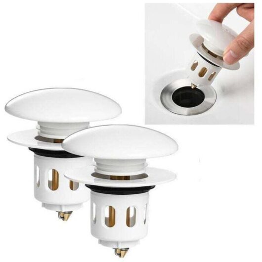 Ceramic Sink Plug, Ceramic Plug Pressure Drain Plug, Sink Check Valve, Universal Sink Plug, Kitchen Bathroom Sink Plug (Fit for 3440 mumu